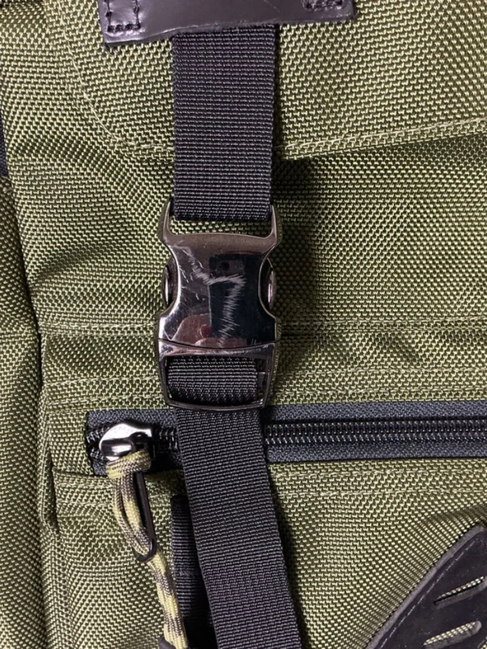 Gobi Green Black Webbing Getaway Commuting Camping Backpack